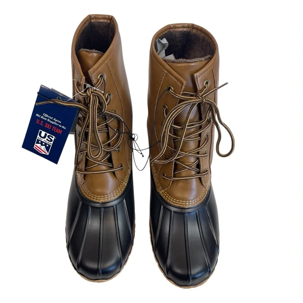 KHOMBU Thermolite Fleece Lined Waterproof Duck Boots Men’s Size 10 M NWT
